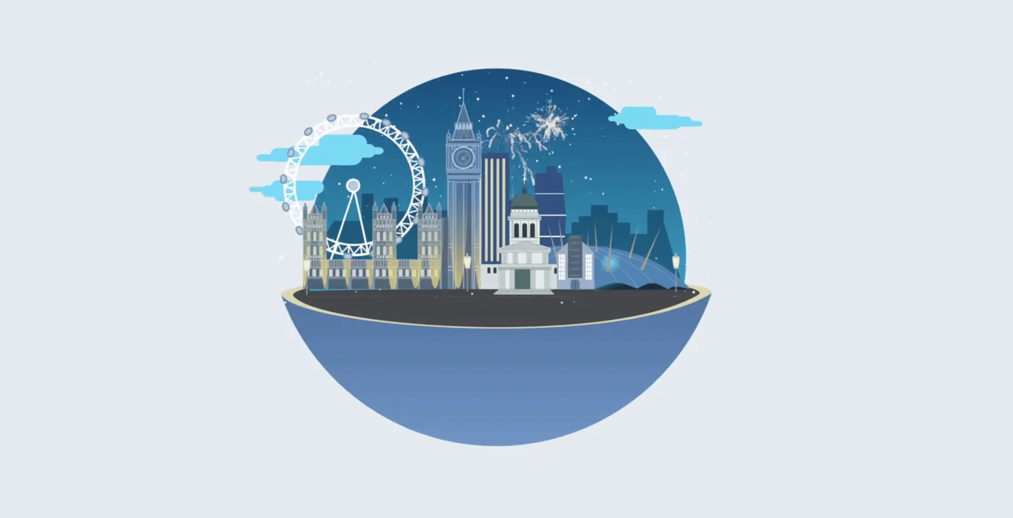 One Frame Of A London Animation