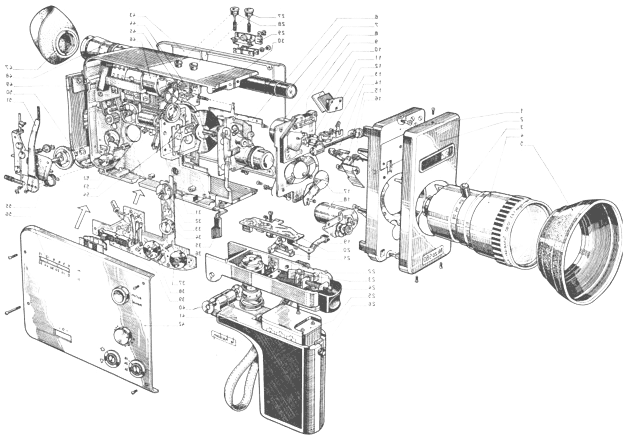 Wireframe Of A Camera Suitable For Video Production