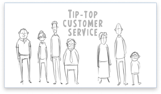 Storyboard image of Morrisons explainer video