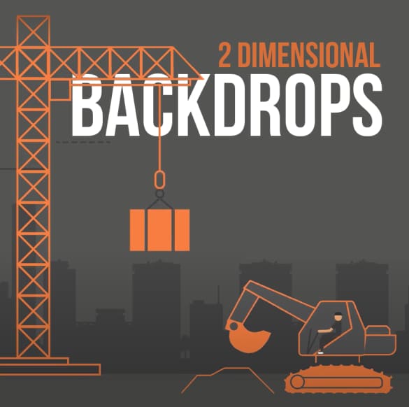 2D animated backdrops used in the FISH4JOBS explainer video produced by Dragonfly