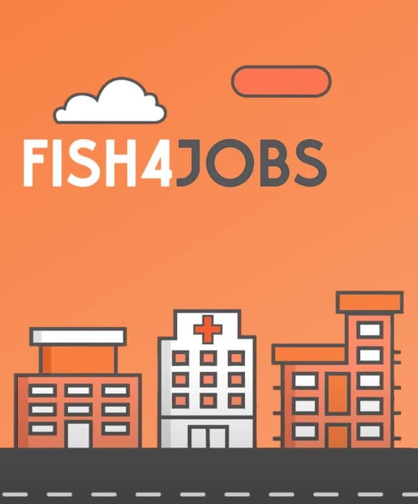 FISH4JOBS 2D animation graphic