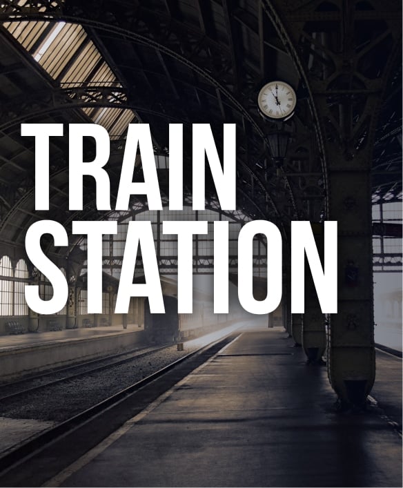 Location shooting with Dragonfly - The train station for the